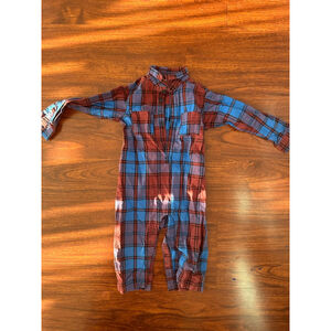 Baby Tea Plaid Bodysuit 18-24 Months